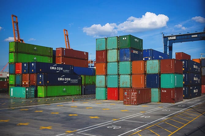 cargo ready to be shipped