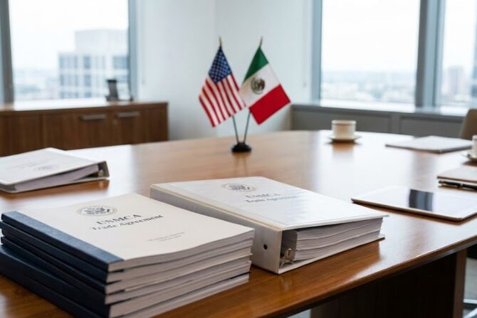 USMCA 2026 Review affecting Mexico–U.S. trade and cross-border supply chains